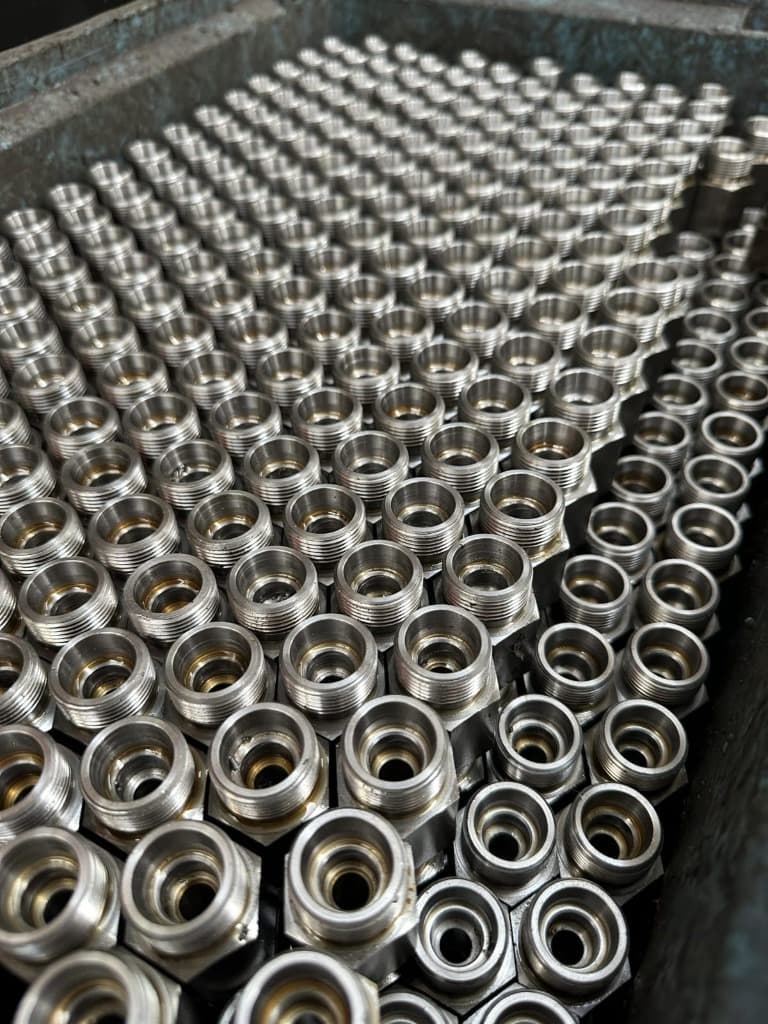 Mass production of precision CNC fittings