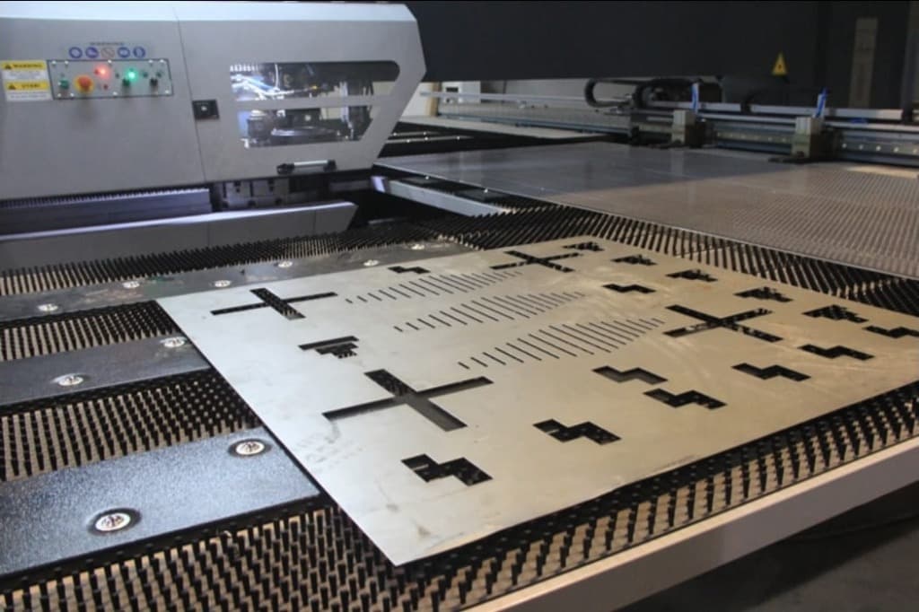 CNC laser cutting process